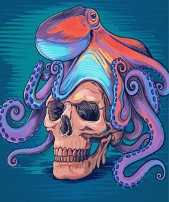 Octopus Skull Art Diamond Painting