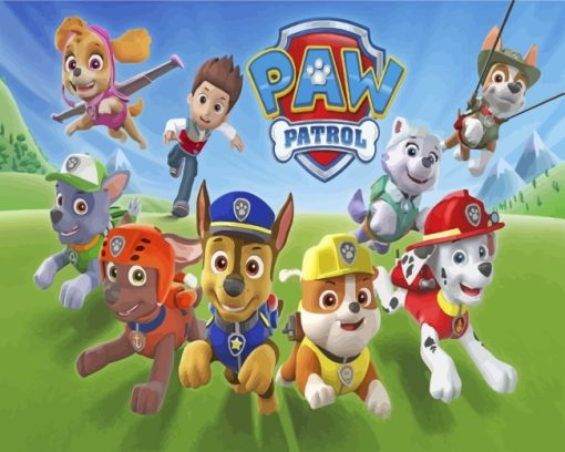 Paw Patrol Animation Diamond Painting