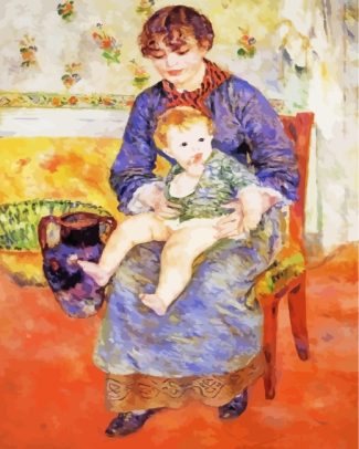 Mother And Child Diamond Painting