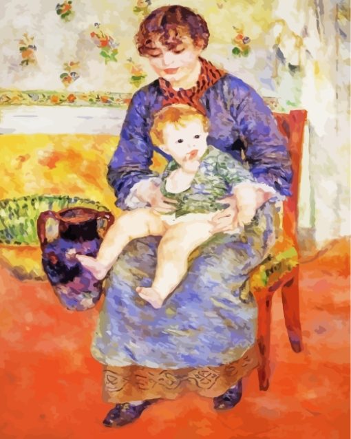 Mother And Child Diamond Painting