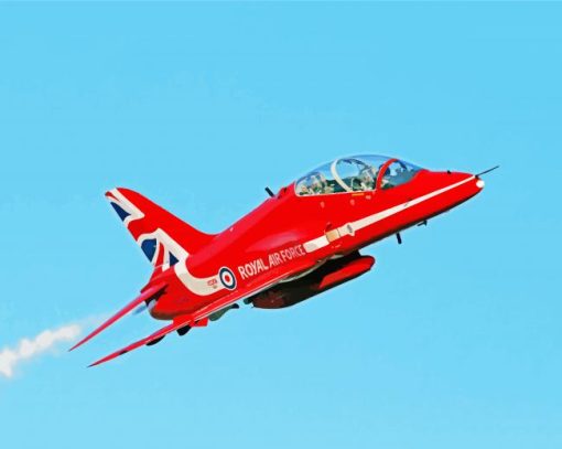 Red Arrows Jet Diamond Painting