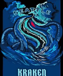 Seattle Kraken Diamond Painting