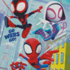 Spidey And Friends Diamond Painting