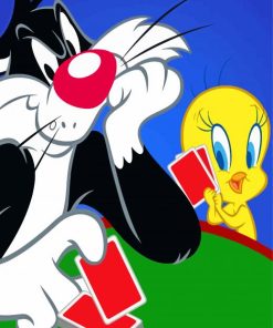 Sylvester And Tweety Diamond Painting