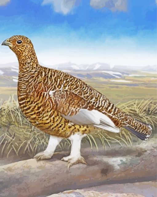 The Willow Ptarmigan Diamond Painting