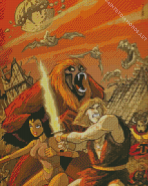 Thundarr The Barbarian Diamond Painting