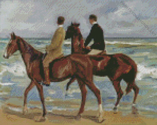 Two Riders Diamond Painting