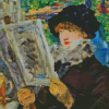 Woman Reading Diamond Painting