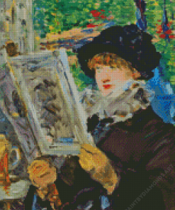 Woman Reading Diamond Painting