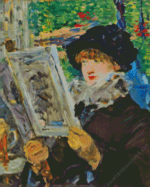 Woman Reading Diamond Painting