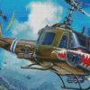 Huey Helicopters Diamond Painting