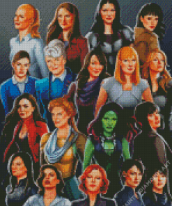 Marvel Women Diamond Painting