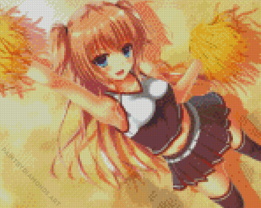 Girl Cheerleading Diamond Painting