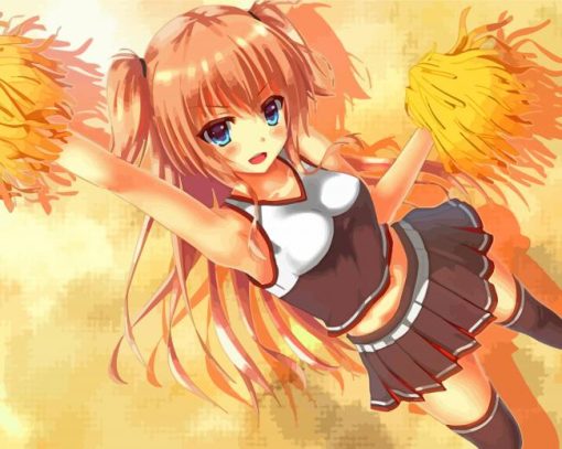 Girl Cheerleading Diamond Painting