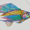 Colorful Grayling Fish Diamond Painting