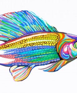 Colorful Grayling Fish Diamond Painting