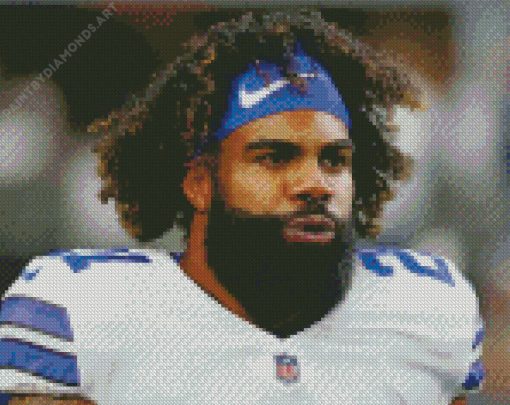 Ezekiel Elliott Diamond Painting