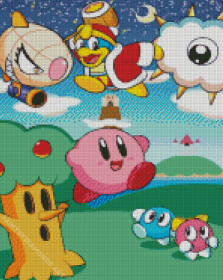 Kirbys Dream Land Diamond Painting