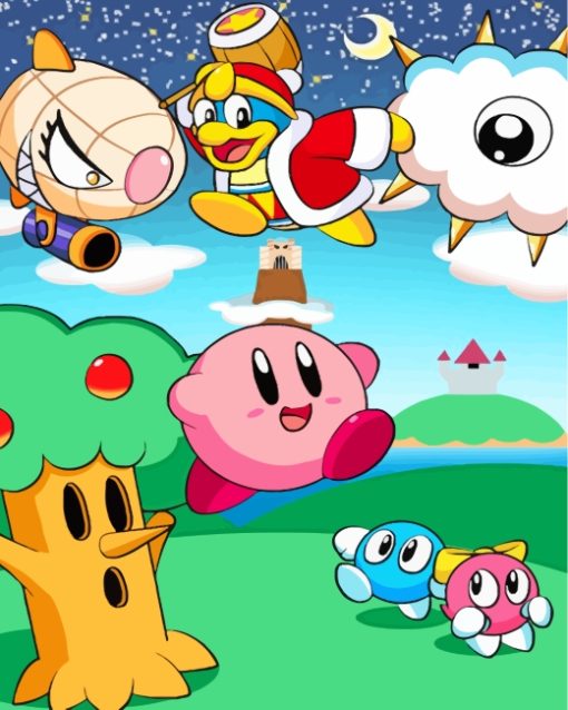 Kirbys Dream Land Diamond Painting