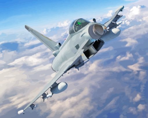 Eurofighter Typhoon Diamond Painting