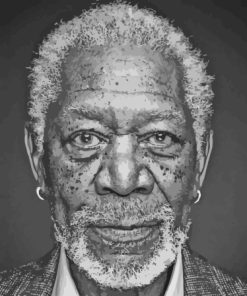 Actor Morgan Freeman Diamond Painting