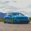 Blue Mk7 Golf Diamond Painting