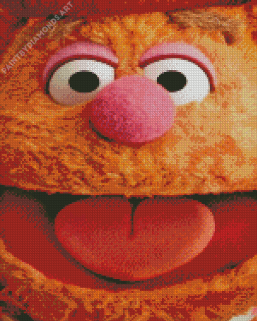 Fozzie Bear Diamond Painting