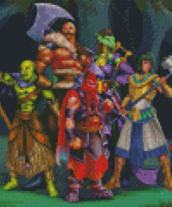 Dnd Party Characters Diamond Painting