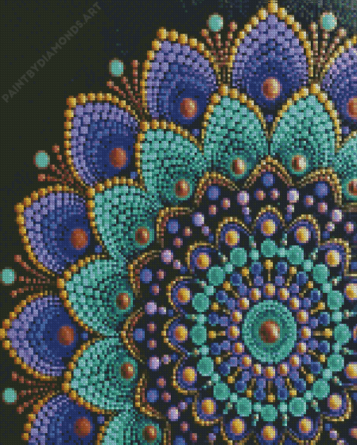 Dotting Mandala Diamond Painting