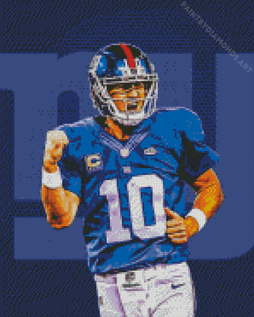 Eli Manning Art Diamond Painting