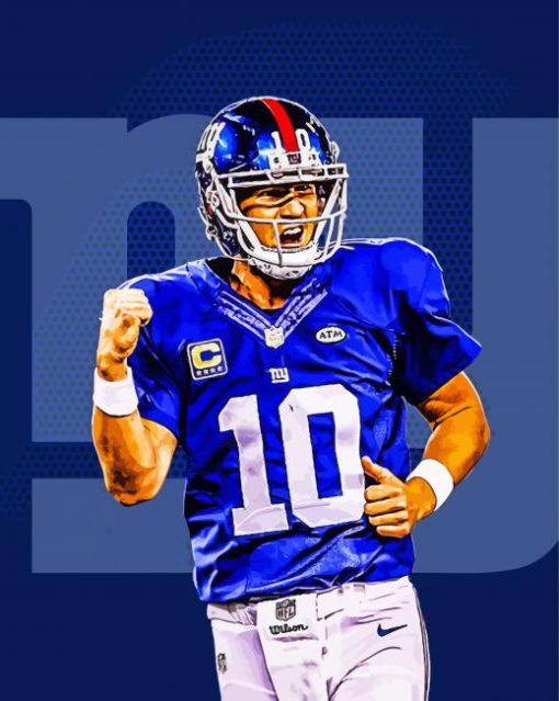 Eli Manning Art Diamond Painting