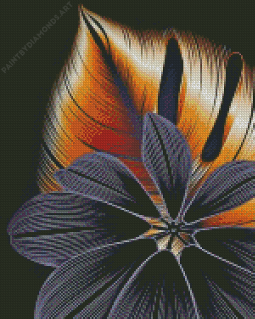 Flower And Leaf Diamond Painting