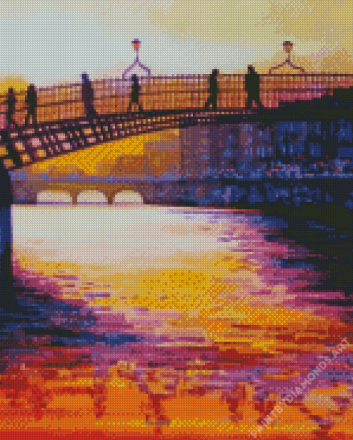 Halfpenny Bridge Dublin Diamond Painting