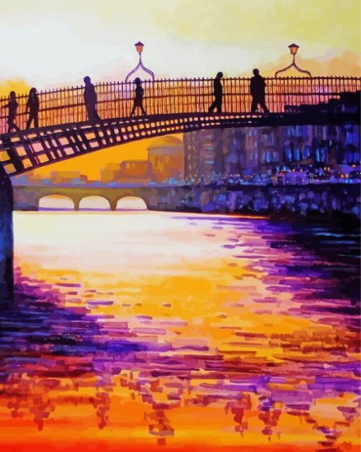 Halfpenny Bridge Dublin Diamond Painting