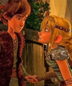 Hiccup And Astrid Diamond Painting