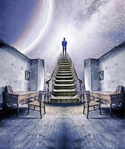 Last Stairs To Moon Diamond Painting