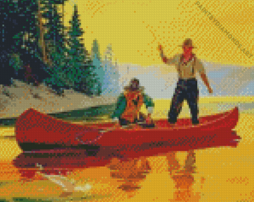 Men Fishing Diamond Painting