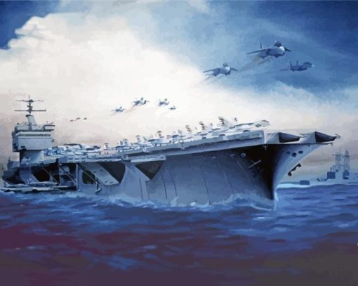 Military Ships Diamond Painting