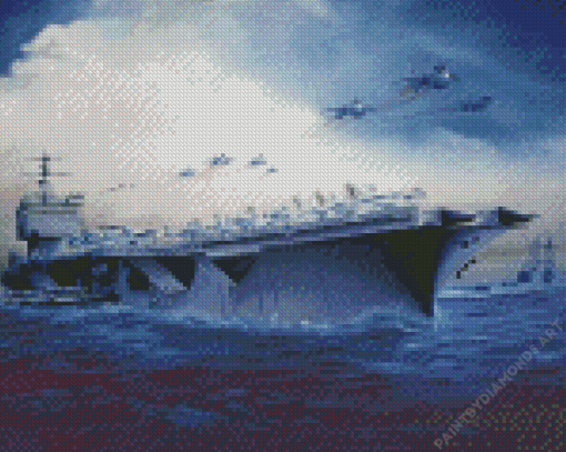 Military Ships Diamond Painting