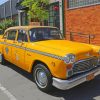 Yellow Taxi Cab Diamond Painting