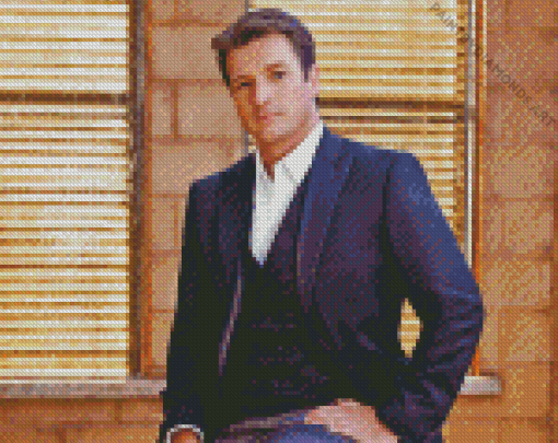 Richard Castle Diamond Painting