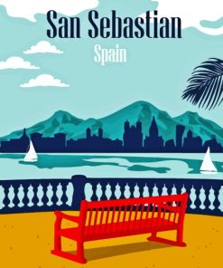 San Sebastian Poster Diamond Painting