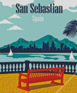 San Sebastian Poster Diamond Painting