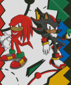 Shadow And Knuckles Diamond Painting