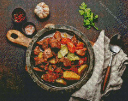 Stew Meat Diamond Painting