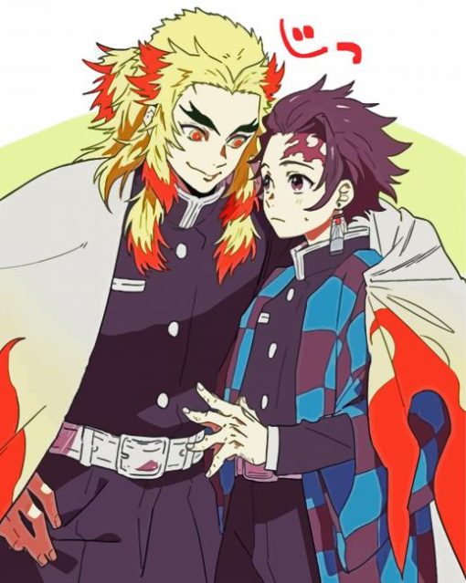 Tanjiro Kamado And Kyojuro Diamond Painting