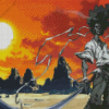 The Afro Samurai Diamond Painting