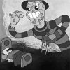 Cartoon Freddy Krueger Diamond Painting