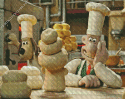 Wallace And Gromit Diamond Painting