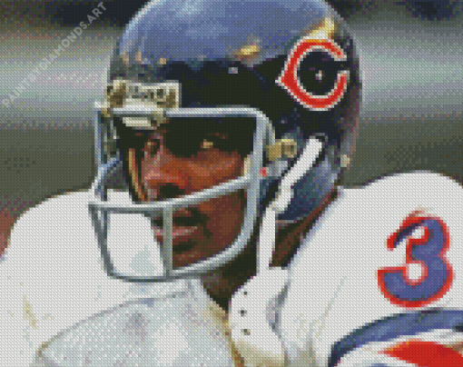 Walter Payton Footballer Diamond Painting